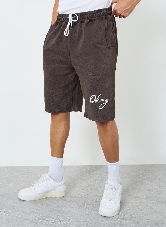 ستايلي شورت بقصة واسعة مع رباط للرجال - Image 5